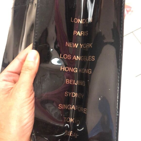 Ted Baker Black patent leather tote.  “As is”. - Picture 5 of 8